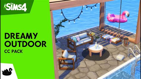 The Sims 4 Dreamy Outdoor Cc Pack Youtube