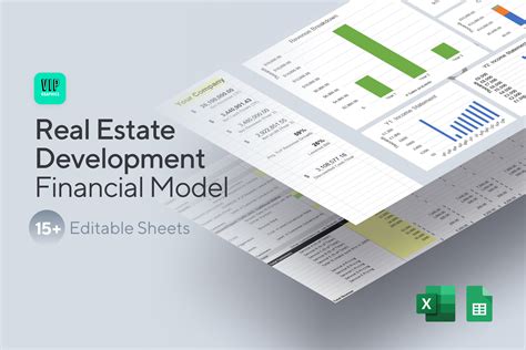 Real Estate Development Financial Model Template Vip Graphics