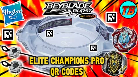 Elite Champions Pro Beystadium Light Launchers Qr Codes Beyblade