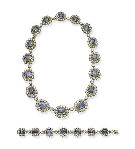 A Set Of Antique Sapphire And Diamond Jewellery Christies