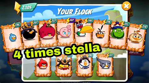 Angry Birds 2 Mighty Eagle Bootcamp Mebc Stella 3x 4 Times 8 August