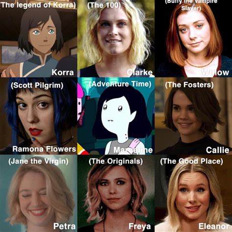 Some Of My Favourite Fictional Bisexual Women With That Iconic Bi Haircut Please Name More