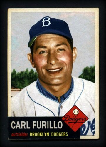 Banty Red Lost 1953 Carl Furillo Brooklyn Dodgers Ebay
