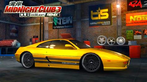 Ferrari F355 CustomizaÇÃo Midnight Club 3 Dub Edition Remix Youtube