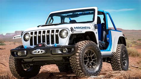 Fully Electric Jeep Wrangler Concept Explores Brands Off Road Ev Identity