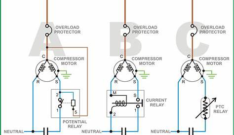Refrigerator Start Relay Wiring Diagram - Cadician's Blog
