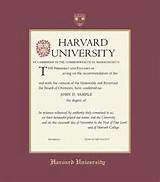 Pictures of Harvard Online Diploma