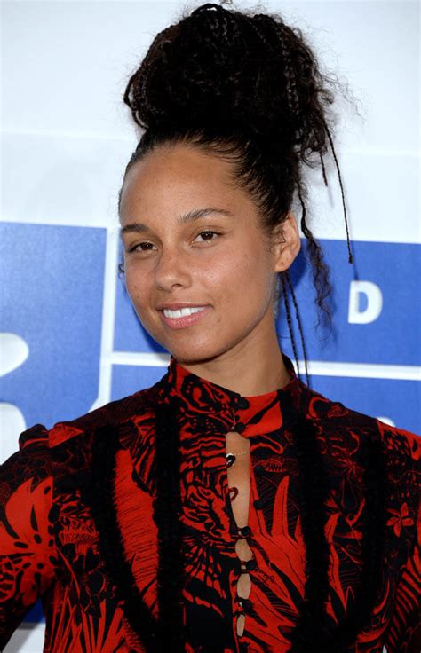 Alicia Keys Without Make Up At The 2016 Mtv Vmaslainey Gossip Lifestyle