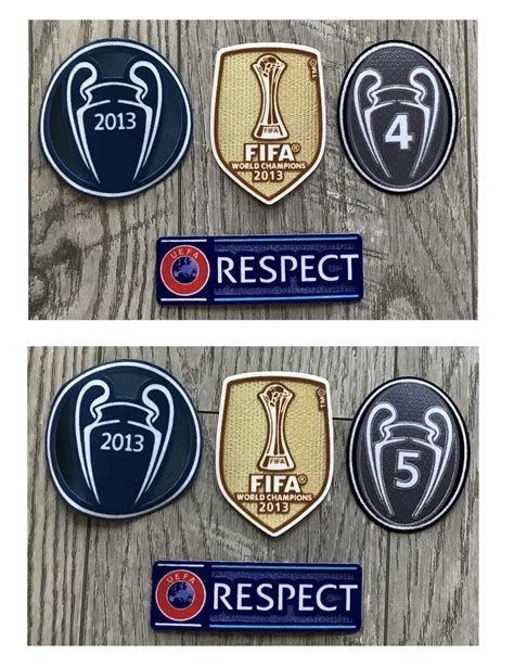 2012 13 Uefa Champions League Patch Kit Bayern Munich Ebay