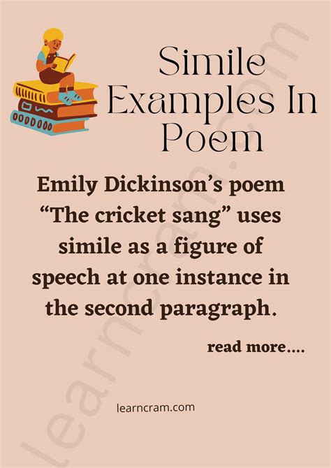 Simile Examples In Poem 10 Poems That Use Similes Learn Cram