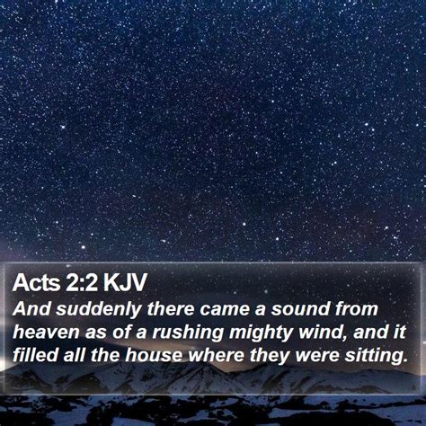 Acts 22 Kjv And Suddenly There Came A Sound From Heaven As Of