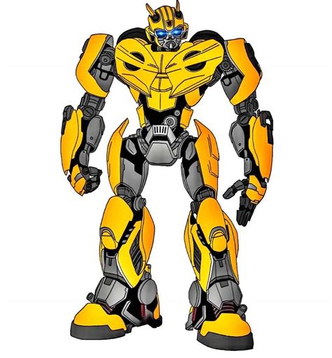 Bee Cybertronian Mode By Bumblebee Prime Transformers Bumblebee