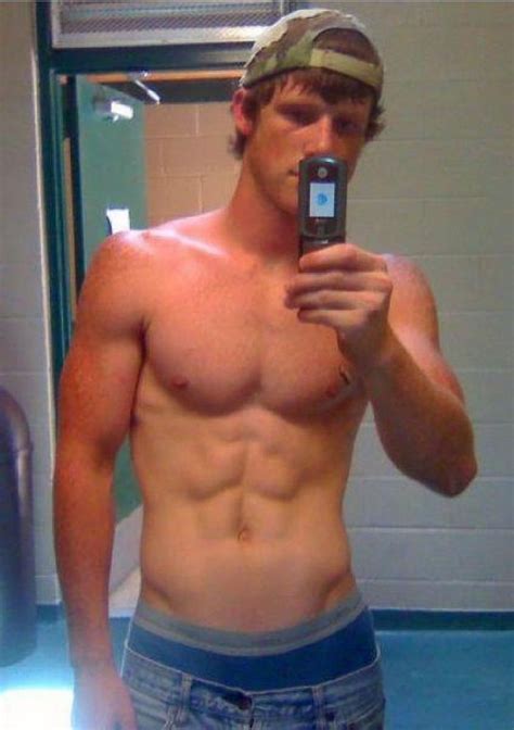 Baseball Cap Shirtless Selfie GayBloggr Com Frat Guys Shirtless