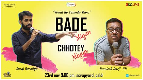 Bade Miyan Chhotey Miyan - Standup Comedy Standup Comedy ...