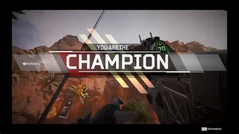 First Apex Legend Win Youtube