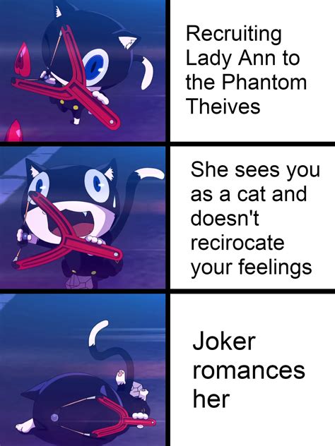 When Joker Romances Lady Ann Morgana Meme Template Rpersona