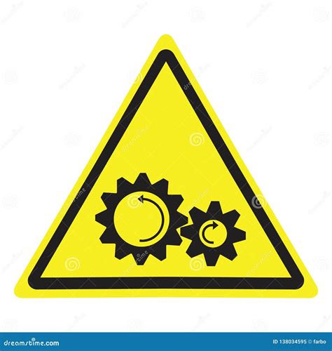 Warning Rotating Blade Hazard Do Not Operate With Guard Removed Lockout