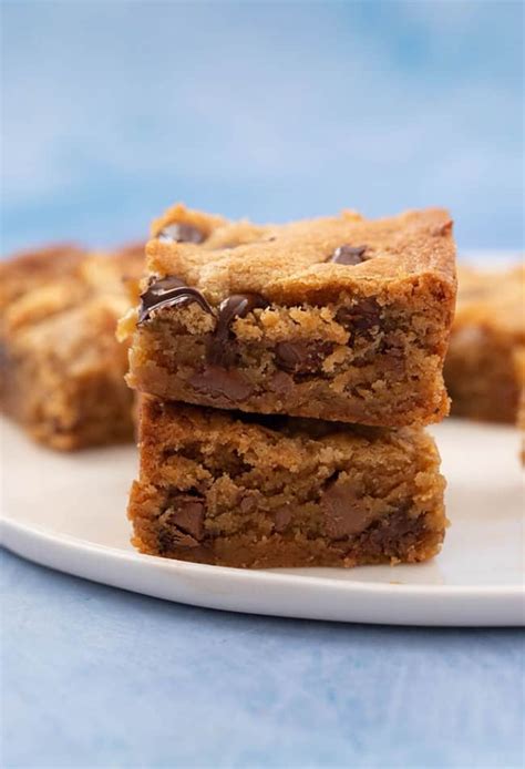 The Best Peanut Butter Blondies No Mixer So Easy Sweetest Menu