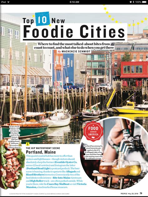 10 New Foodie Cities - Portland Food Map