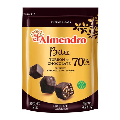 Bites Turr N De Chocolate Negro El Almendro