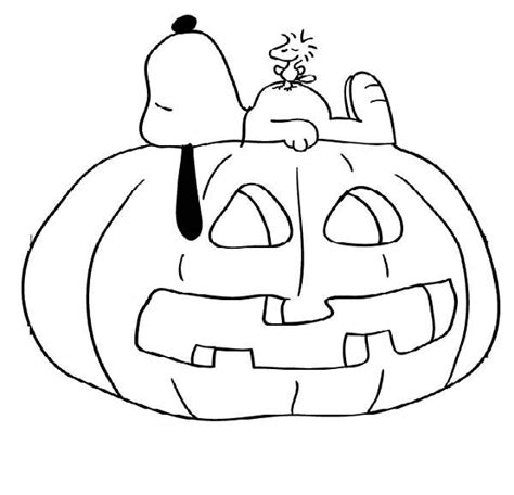 Snoopy Halloween Coloring Pages Snoopy Coloring Pages Pumpkin