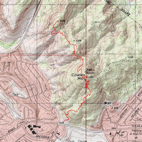 Pyles Peak Caltopo