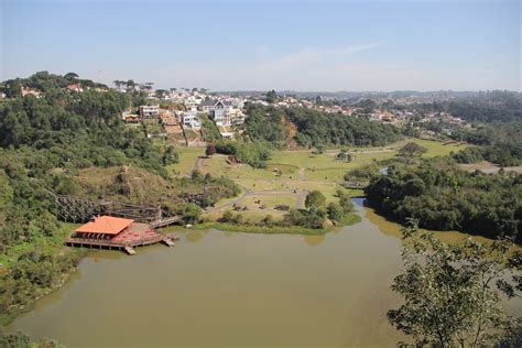 Kostenlose Foto Fluss Panorama Dorf Park Reservoir Curitiba