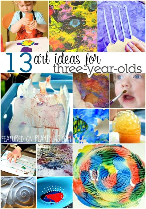 13 Easy Art Activities For 3 Year Olds Kids Art Projects Art
