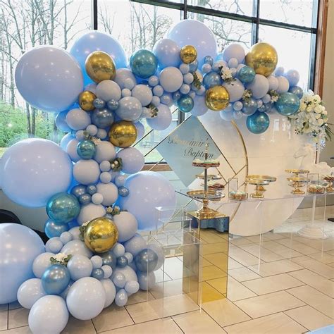 Balloons By Dina On Instagram “another Gorgeous Baptism Decor For A