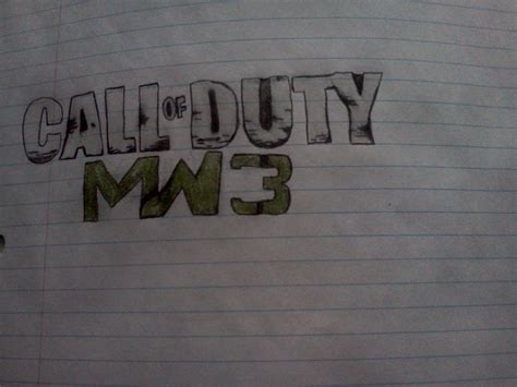 Call Of Duty Mw3 Logo By Amymimi111 On Deviantart