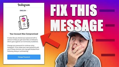 How To Fix Your Account Was Compromised Instagram Messages Content