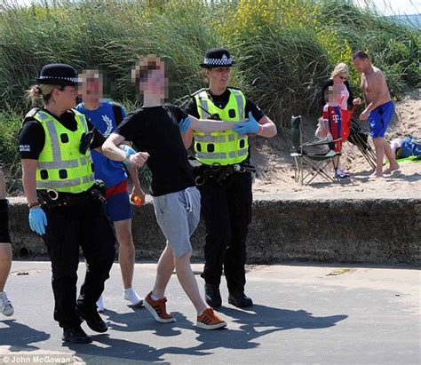 Police Crackdown On Inappropriate Behaviour At Facebook Parties At Troon Beach Daily Mail Online