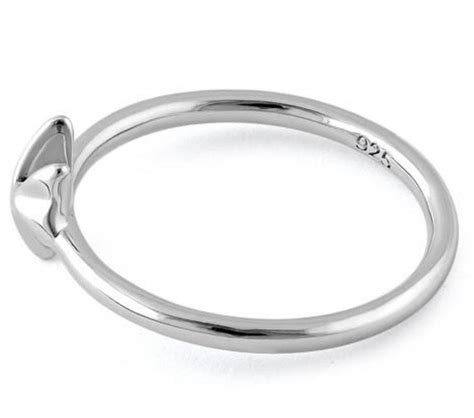 Fox 925 Sterling Silver Ring Captive Collars