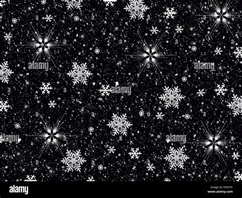 Snowflakes On Black Background Hi Res Stock Photography And Images Alamy