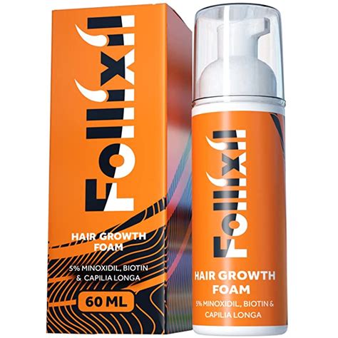 Buy 5 Minoxidil For Men And Women Foam Extra Biotin Capilia Longa