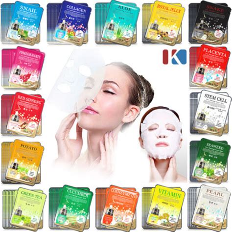 10pcs New Korean Essence Facial Mask Sheet Moisture Face Mask Pack