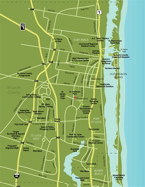 Port St Lucie Map Walton Florida Mappery