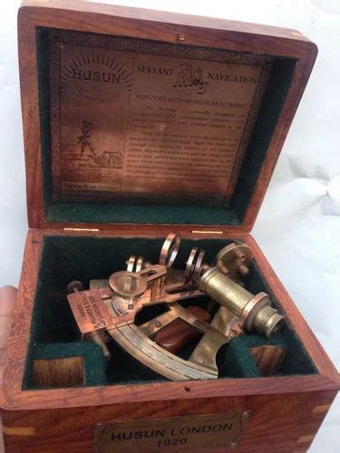 antique brass marine nautical sextant at best price in roorkee