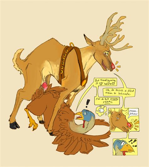 Rule 34 Christmas Reindeer Rudolph Sex Thanksgiving Turkey 635468