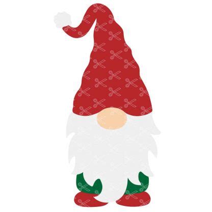 Christmas Gnome SVG DXF PNG Cut Files