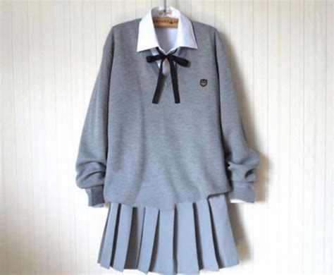 Japanese Anime Kawaii Student School Sailor Uniform Knit