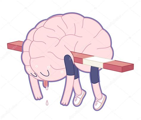 Exhausted Brain Collection — Stock Vector © Grivina 105548544