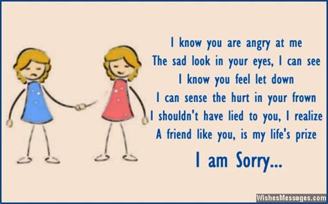 I Am Sorry Messages For Friends Apology Quotes And Notes