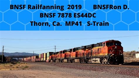 7878 Es44dc Colorful Intermodal Bnsfron D High Desert Railfanning