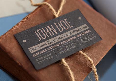 We'll even text you when your mail or packages arrive. Business card template Mock-ups By Vintage Font Lab ...