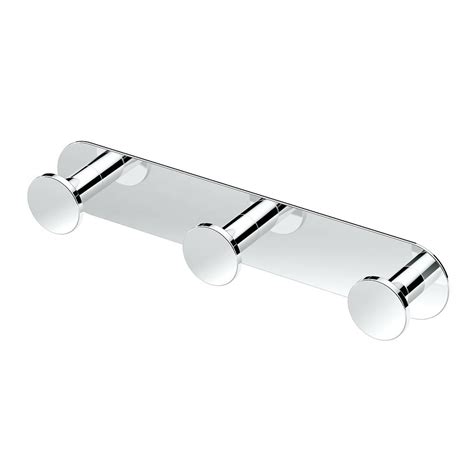 Glamourize your bath sanctuary with gatco's superlative jewel suite. Gatco Glamour Triple Robe Hook in Chrome-1282 - The Home Depot