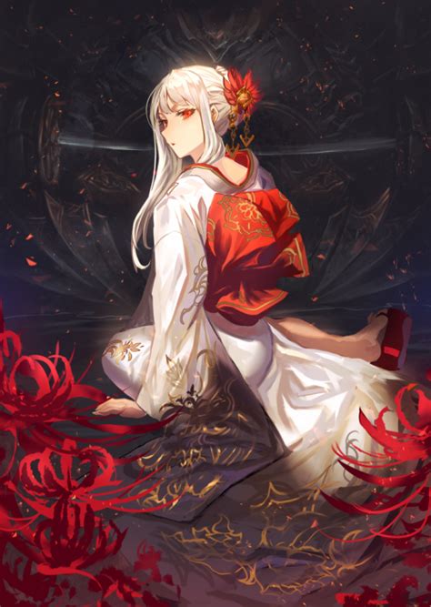 Anime Red Kimono Tumblr