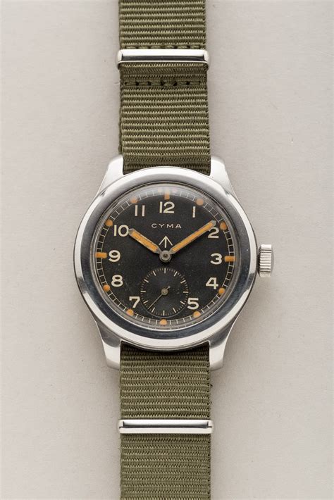 Cyma Military Watch ‘dirty Dozen Shuck The Oyster Vintage Watches