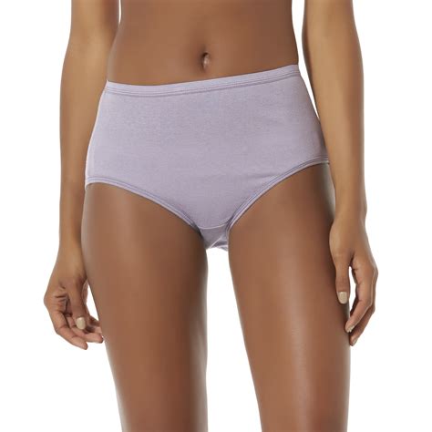 Hanes Womens 4 Pairs Ultimate Cotton Comfort Brief Panties Shop Your Way Online Shopping