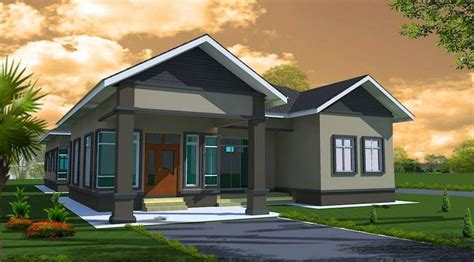 Contoh pelan rumah lukisan 3d yang telah di render. 6 unit rumah rekabentuk modern tropika untuk dijual ...